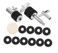 TEMPNAP 1set Quick Release Hat Clutch Replacement Drum Felt Washer and Key Essential Drum Parts for Jazz Drumming Cymbal Accessories for Percussion Instruments