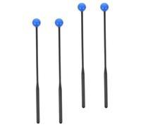TEMPNAP 2 Pairs Marimba Drumsticks Mallets with Comfortable Touch and Smooth Surface, Rubber and Abs Material, Suitable for Marimba and Tongue Drum Music Instruments