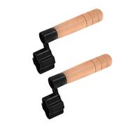 TEMPNAP 2 Pcs Guitar String Winder Tool Wooden Handle Abs Peg Puller Versatile Timesaving Guitar Maintenance Tool for Professional Players and Beginner Guitarists