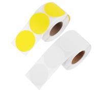 TEMPNAP 2 Rolls Circle Thermal Printer Labels Self Adhesive Color Coding Dot Stickers Round Stickers for Home Organization Logistics and DIY Projects