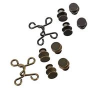 TEMPNAP 2 Sets Detachable Waist Button Adjuster for Jeans of Durable Waist Tighteners Easily Adjustable for Fit Prevents Wardrobe Malfunction for Men and Women