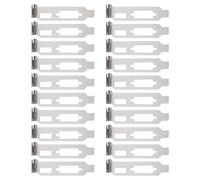 TEMPNAP 20 Pcs Steel Pci L Blank Bracket Ventilation Deflector Accessory for Computer Chassis Heat Dissipation Covering Pci Slots Suitable for Gaming Accessories Desk Setup