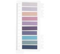 TEMPNAP 200pcs Writable Index Tabs Adhesive Note Markers Colorful Reading Strips for Students Office and Study Organization