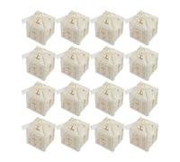 TEMPNAP 20pcs Candy Boxes Christian Cross Gift Boxes Paper and Ribbon for Small Handicrafts Gift for Friends or Family Wedding