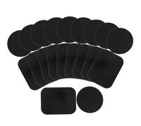 TEMPNAP 20pcs Magnetic Phone Car Mount Metal Plates Adhesive Stickers Black Ultra-thin Iron Quick Installation for Vehicle and Vent Support Compatible with Gps Devices and Cell Phones