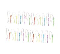 TEMPNAP 20Pcs Recorder Instrument Mini Clarinet Candy Color Easy to Play Store for Music Learning and Performance