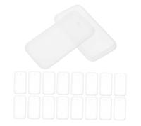 TEMPNAP 20pcs Rectangle Silicone Molds for Jewelry Production Resin Keyring and Pendant Moulds Easy DIY Resin Casting Kit for Craft Lovers and Beginners Precise Detail Keychain Charm
