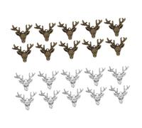 TEMPNAP 20Pcs Retro Alloy Deer Shape Pendant Charms Vintage Animal Jewelry Making Accessories DIY Craft Supplies for Handmade Necklace Bracelet