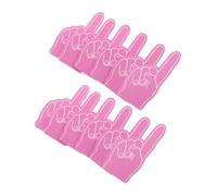 TEMPNAP 24pcs Mini Foam Fingers EVA Cheerleading Props Soft Craft Foam Hands for Football Baseball Soccer Fans Team Spirit Sports Party Accessories