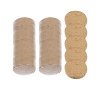 TEMPNAP 25pcs Round Portable Moxa Cake for Moxibustion Instruments, Synthetic Material Compact Design, for Household Use to Relax Body and Mind