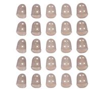 TEMPNAP 25pcs Silicone Fingertip Covers for Guitar Playing, Lightweight Finger Protection Caps to Ensure Beautiful Intonation and Comfortable Grip, for Playing Harp and Banjo