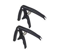 TEMPNAP 2pcs Adjustable Guitar Capos with Even Pressure Spring Tension for Acoustic Electric Ukulele Abs Clip Accessories for Changes Essential for Folk and Country Music