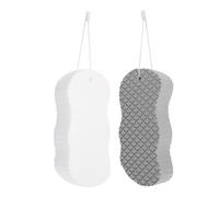 TEMPNAP 2pcs Bathing Sponges Soft Sponge Scrubber for Sensitive Skin with Fine and Rich Bubbles for Newborn Bath and Body Cleaning