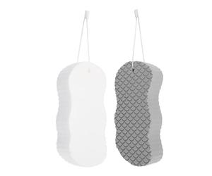 TEMPNAP 2pcs Bathing Sponges Soft Sponge Scrubber for Sensitive Skin with Fine and Rich Bubbles for Newborn Bath and Body Cleaning