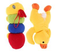 TEMPNAP 2pcs Bottle Cover Sleeves with Plush Caterpillar Duck Insulated Milk Bottle Protectors with Antislip Grip Lightweight Nursery Carrier for Newborns and Travel