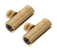TEMPNAP 2pcs Copper Cello Wolf Tone Mutes Instrument Accessories for Wolf Note Suppression, Cello Practice Use, Gold Color