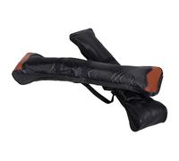 TEMPNAP 2pcs Erhu Bags Black Brown Versatile Storage Secure Interior Convenient Backpack Hand Carry Options for Musicians Practice Travel