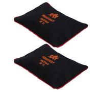 TEMPNAP 2pcs Microwavable Heating Salt Pads for Knee Joints and Neck, Black Cloth Material with Mineral Salt, Designed to Ease Discomfort and Alleviate Joint Issues, for Office and Gym Use