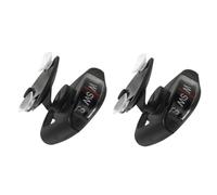 TEMPNAP 2pcs Mini Car Dashboard Compass Ball with Adjustable Viewing Angle and Suction Cup Mount, Abs Material, 360° Rotatable Navigation Compass for Windshield and Road Trips