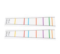 TEMPNAP 2pcs Pvc Finger Guide Stickers for 4/4 Violin Beginners Finger Position Markers for Violin Scale Learning and Placement Practice