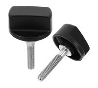 TEMPNAP 2pcs Selfie Stick Part Fixing Screw T Track Bolts for DIY Enthusiasts Professionals Versatile Tool Easy to Use Stainless Steel Plastic Black Compatible with Selfie Stick Repair