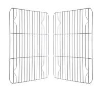 TEMPNAP 2pcs Stainless Steel Wire Steamer Rack for Cooking and Baking, Oven Safe and Dishwasher Safe Rectangle Cooling Racks Suitable for Foods and Steamed Dishes in Kitchen