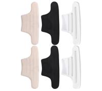 TEMPNAP 3 Pairs Heel Cushion Inserts Wear-Resistant Gel Heel Protectors with Fluff Material Bridging Shoe Crack for Women
