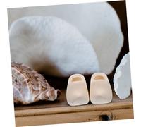 TEMPNAP 3 Pairs Miniature Wooden Shoes for Doll House Unpainted Klompen DIY Accessories Dutch Clogs for Mini House Decor and Craft Projects