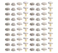 TEMPNAP 30pcs Brass Snap Button Fasteners for Garment and Coat Sewing Projects, Easy to Use Invisible Coat Decorative Buttons, Effective Metal Fasteners for DIY Clothing