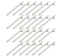 TEMPNAP 30pcs Stainless Steel Watch Band Pins Spring Bars Quick Release Replacement for Metal Leather Nylon Straps Elasticity Repair Tool