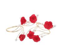 TEMPNAP 3pcs Adjustable Gold Arm Cuff for Women Hollow Floral Upper Arm Jewelry with Lightweight Breathable Design Modern Metal Flower Bangles for Casual and Formal Summer Wear