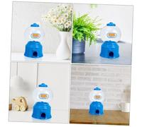 TEMPNAP 3pcs Mini Candy Vending Machine for Blue Bubble Gum Dispenser with Coin Bank Function Compact Birthday Party Favor and Sweet Storage for Boys