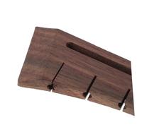 TEMPNAP 3pcs Wood Ukulele Bridge for String Acoustic Guitar Bridge Tone Parts Ukulele Repair Components for Stage Performance and Daily Practice