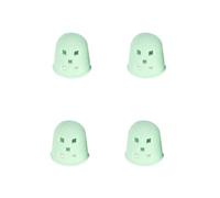 TEMPNAP 4 Pcs Silicone Guitar Finger Caps Finger Guards Easy to Put and Tear-resistant for Guitarists and Beginners, Suitable for Guitar and Banjo, Green Colour