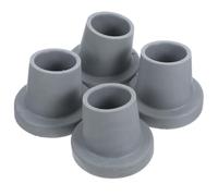 TEMPNAP 4pcs 28mm Shower Chair Rubber Feet Replacement Caps with Holes Non-Slip Bath Seat Leg Protectors for Elderly Mobility Aids Bathroom Commode Chairs