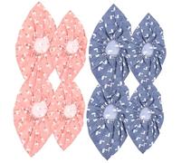 TEMPNAP 4Pcs Breathable Reusable Shoe Covers Water Washable Non Slip Cloth Protectors for Indoor Use Comfortable House and Classroom Footwear Guards for Adults and Dust and Dirt Resistant
