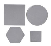 TEMPNAP 4pcs Geometric Cube Photography Props Decorative Photo Props for Jewelry and Cosmetics White Foam Cube for Product Photo Shoots