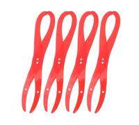 TEMPNAP 4pcs Plastic Bent-leg Calipers for Clay and Pottery Measuring Tool with Flexible Design for Accurate Internal and External Dimension Measurement in Crafting and Sculpting