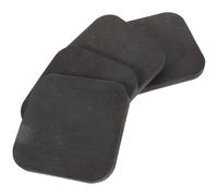 TEMPNAP 4pcs Rubber Treadmill Mats for Exercise Equipment, 100mm x 100mm x 10mm Shock Absorbing Floor Pads for Gym, Home Fitness, Noise Reduction and Vibration Isolation