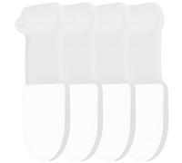 TEMPNAP 4pcs Transparent Micro USB Port Plugs Self-adhesive Anti-dust Charging Protection Covers for Phones Lightweight