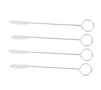 TEMPNAP 4pcs Treble Mute Stick with Metal Fork and Round Handle High Voice Piano Repair Tool for Professional Piano Tuning and Maintenance for Accurate Sound