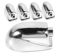 TEMPNAP 5 Pcs Single End Drum Ear Claw Hooks Connector Durable Snare Drum Parts Accessories Replacement Silver for Easy Installation and Secure Fit