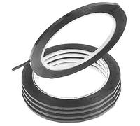 TEMPNAP 5 Rolls of Black Violin Fretboard Tape with Sticky Finger Position Labels, Easy to Stick and No Damage, for Beginners and Children's Music Teachers
