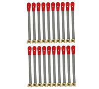 TEMPNAP 50pcs Gray Piano Tuning Rope Climbing Tool Kit Temperament Strips and Spring Clip Bridle Straps for Professional Piano Tuner Accessories