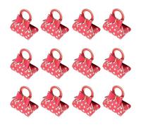 TEMPNAP 50Pcs Red Paper Candy Boxes for Wedding and Christmas Party Festive European Style Candy Containers with Spacious Design Lightweight Holders for Treats and