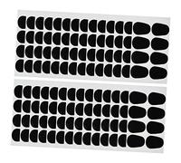 TEMPNAP 50pcs Sax Silicone Cushions Saxophone Patch Pads for Mouthpiece Cushion Reusable Adhesive Patches for Saxophone Accessories