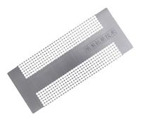 TEMPNAP 5d Diamond Picture Double Row Ruler Tool Diamond Drawing Ruler Silver Steel Sturdy Comfortable to Touch at Home DIY Crafting