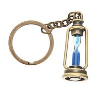 TEMPNAP 5pcs Retro Hourglass Keychains Durable Metal Car Key Chain Novelty Decorative Key Ring for Men Women Backpack Handbag Accessories Gift