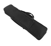 TEMPNAP 61-Key Electric Piano Keyboard Travel Bag with Soft Interior Padding, Carry Handle and Adjustable Shoulder Strap, Black Compact Case for Performances and Music Lessons