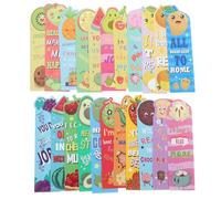 TEMPNAP 66Pcs Cartoon Fruit Scented Bookmarks Decorative Novelty Book Markers for Reading Study Office Home Use Smooth Surface with Comfortable Hand Feel and Teens Stationery